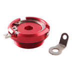 Oil Filler Cap for Kawasaki 250R Ninja (1986–2012) & ZX10R (2004–2013) Red M30 x 1.5