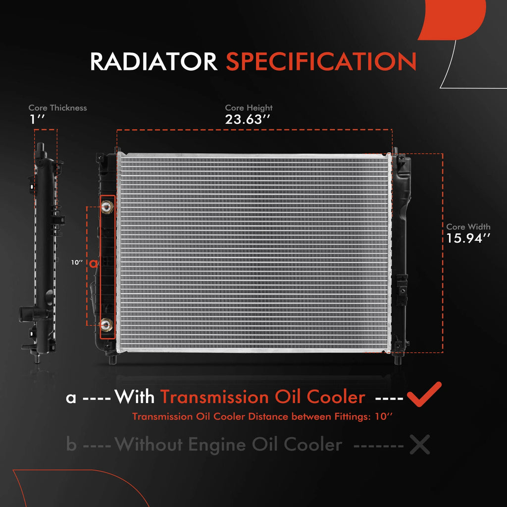 Radiator for Chevrolet Aveo/Aveo5, Pontiac G3 (2009–2011)