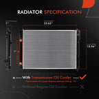 Radiator for Chevrolet Aveo/Aveo5, Pontiac G3 (2009–2011)