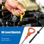 Engine Oil Level Indicator Dipstick for Audi A4 (2002–2005) No. 06C115611K Orange
