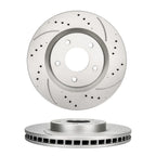 Front Brake Rotors and Ceramic Pads Kit for Nissan Rogue (2014–2017)