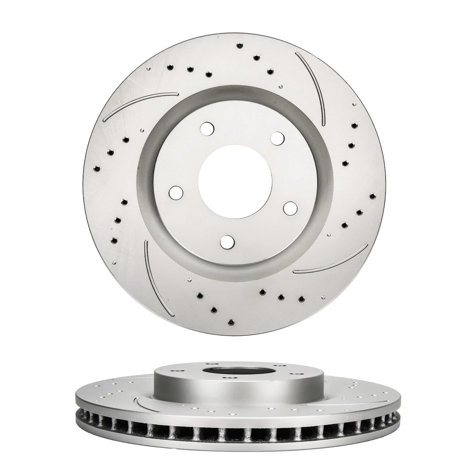 Front Brake Rotors and Ceramic Pads Kit for Nissan Rogue (2014–2017)