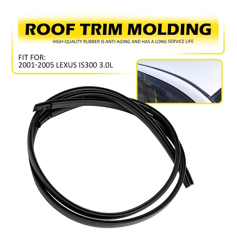 2PCS Roof Drip Molding for Lexus IS300 Toyota Altezza (2001–2005)