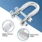 Chrome Tow Hooks Kit for Chevrolet Colorado GMC Canyon (2015-2020)