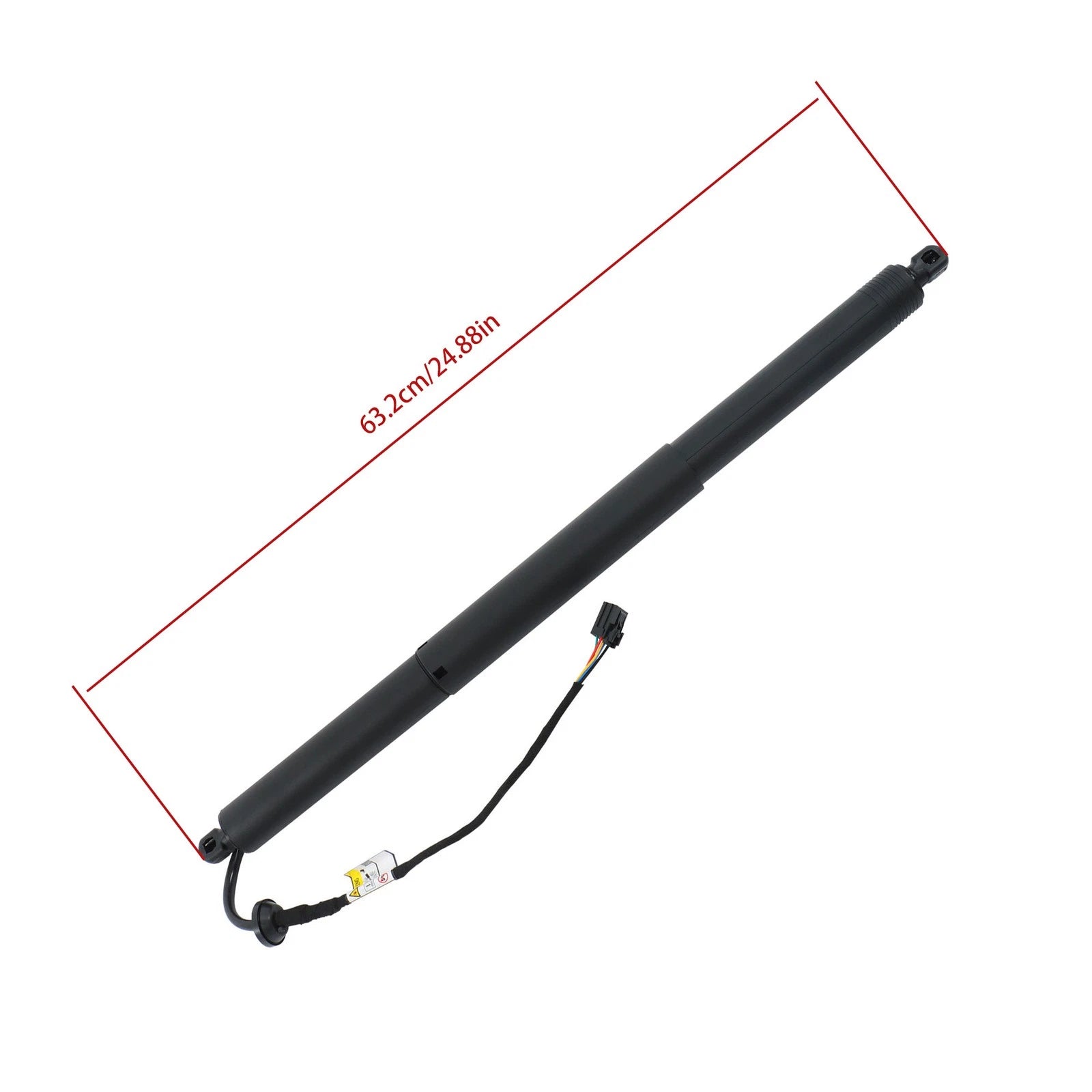 Black Steel Power Tailgate Support Bar for Chevrolet Equinox (2018–2020)