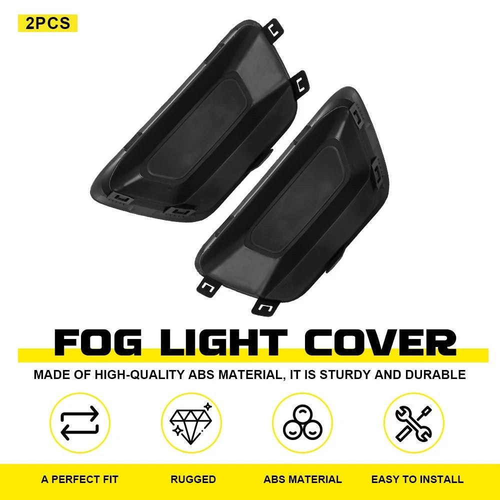 2X Fog Light Cover Frame Bezel for Chevy Colorado (2015–2020) GM1038183 GM1039183