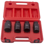 Set of 3 Deep Spindle Axle Nut Socket Puller Tool Kit 30mm 32mm 34mm 36mm
