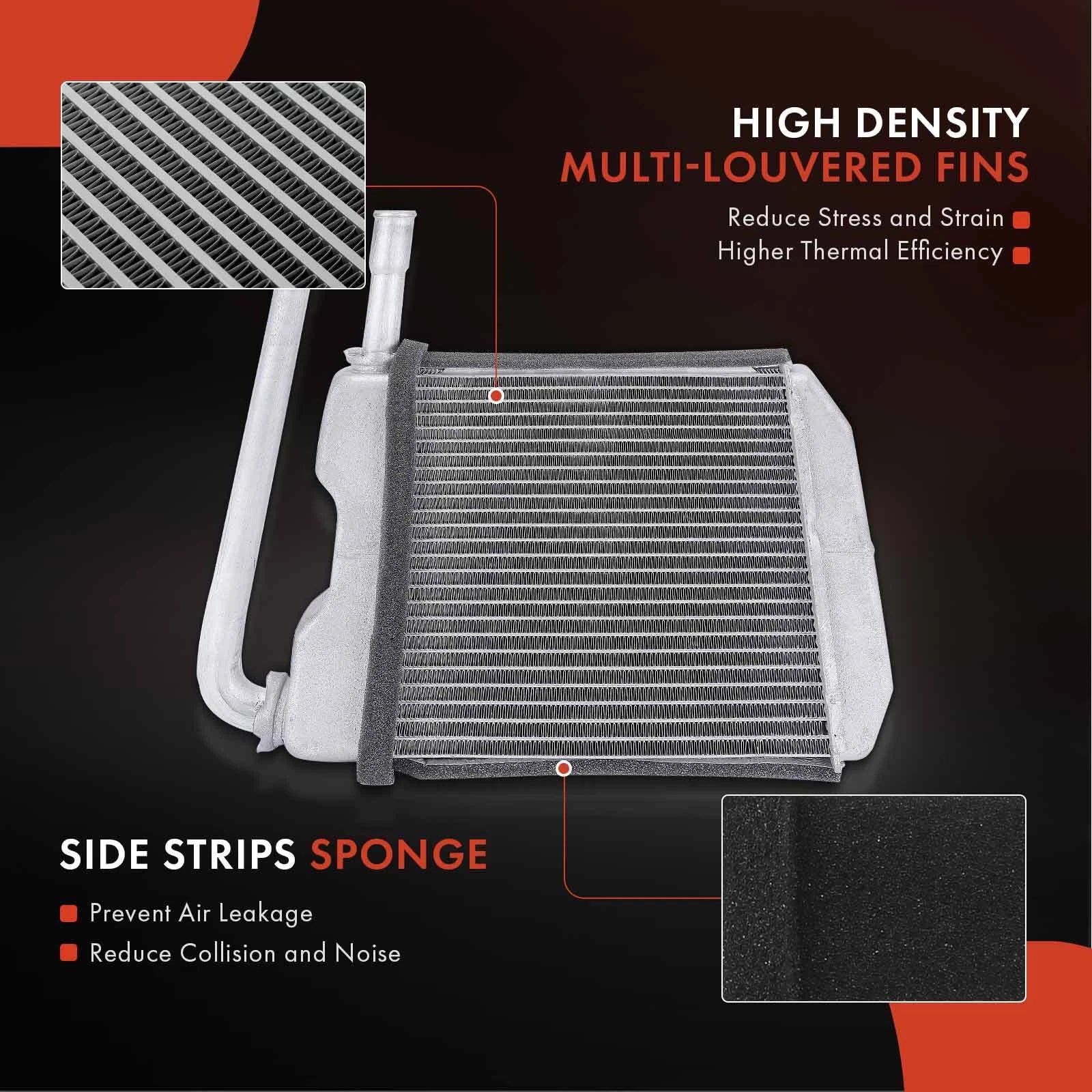 Rear HVAC Heater Core for Chevrolet Astro GMC Safari (1991–2005)