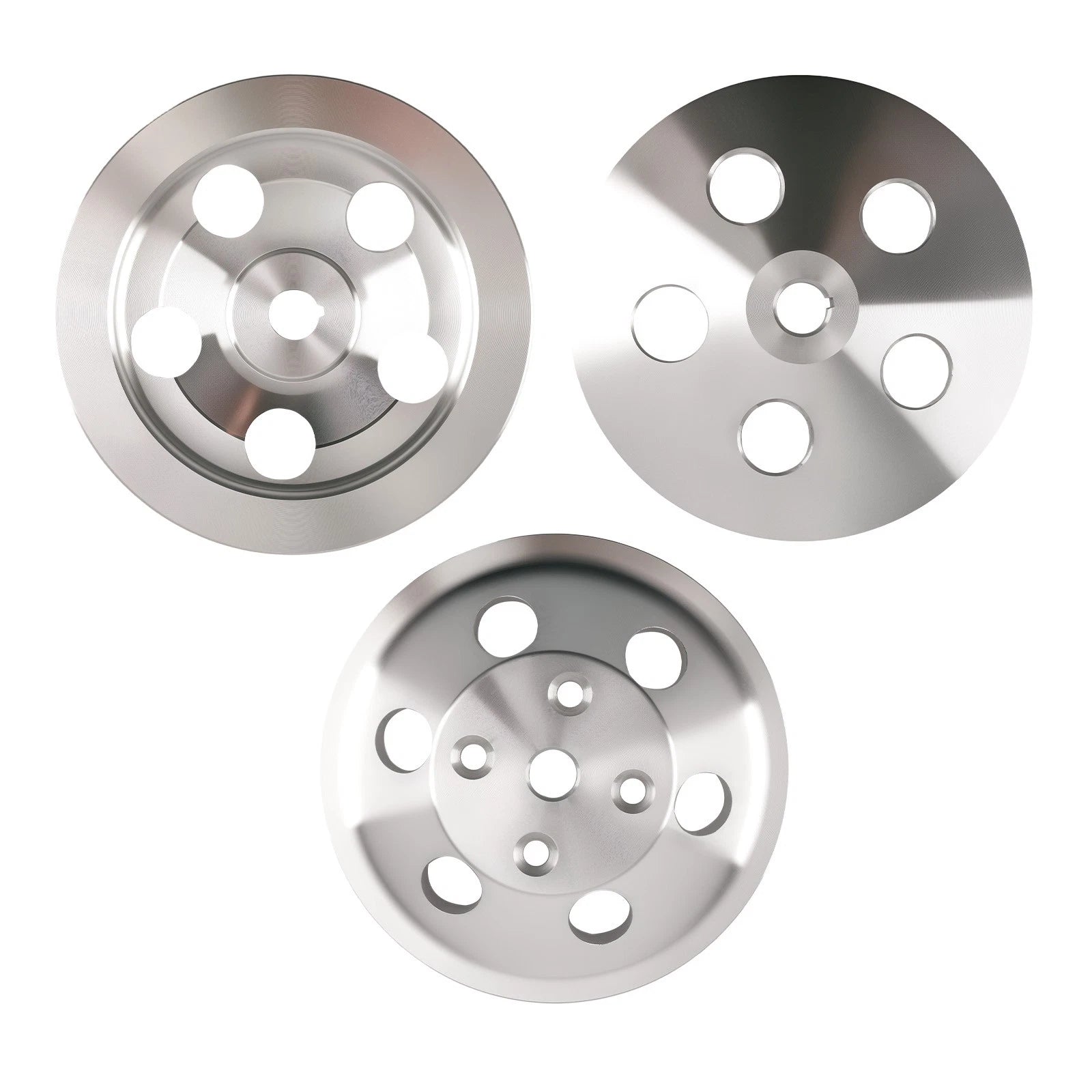 2 Groove Water Pump & Crank Pulley for Chevy 283 305 327 350 (1955–1986)