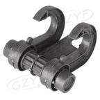 Plastic Seat Hook Hanger for Car - Black (Fits Most Vehicles)