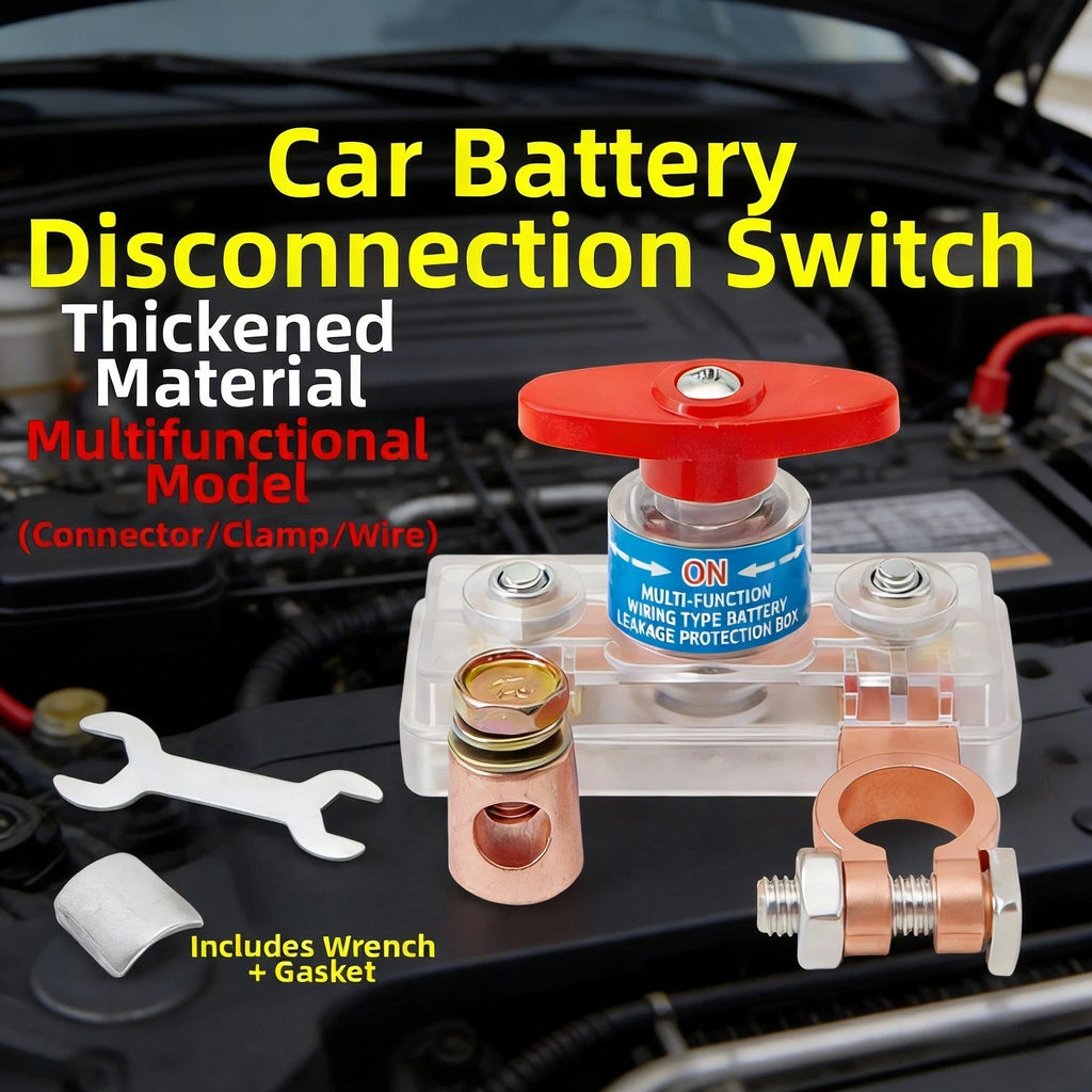 Negative Terminal Battery Isolator Switch for 12V 24V Vehicles and Boats