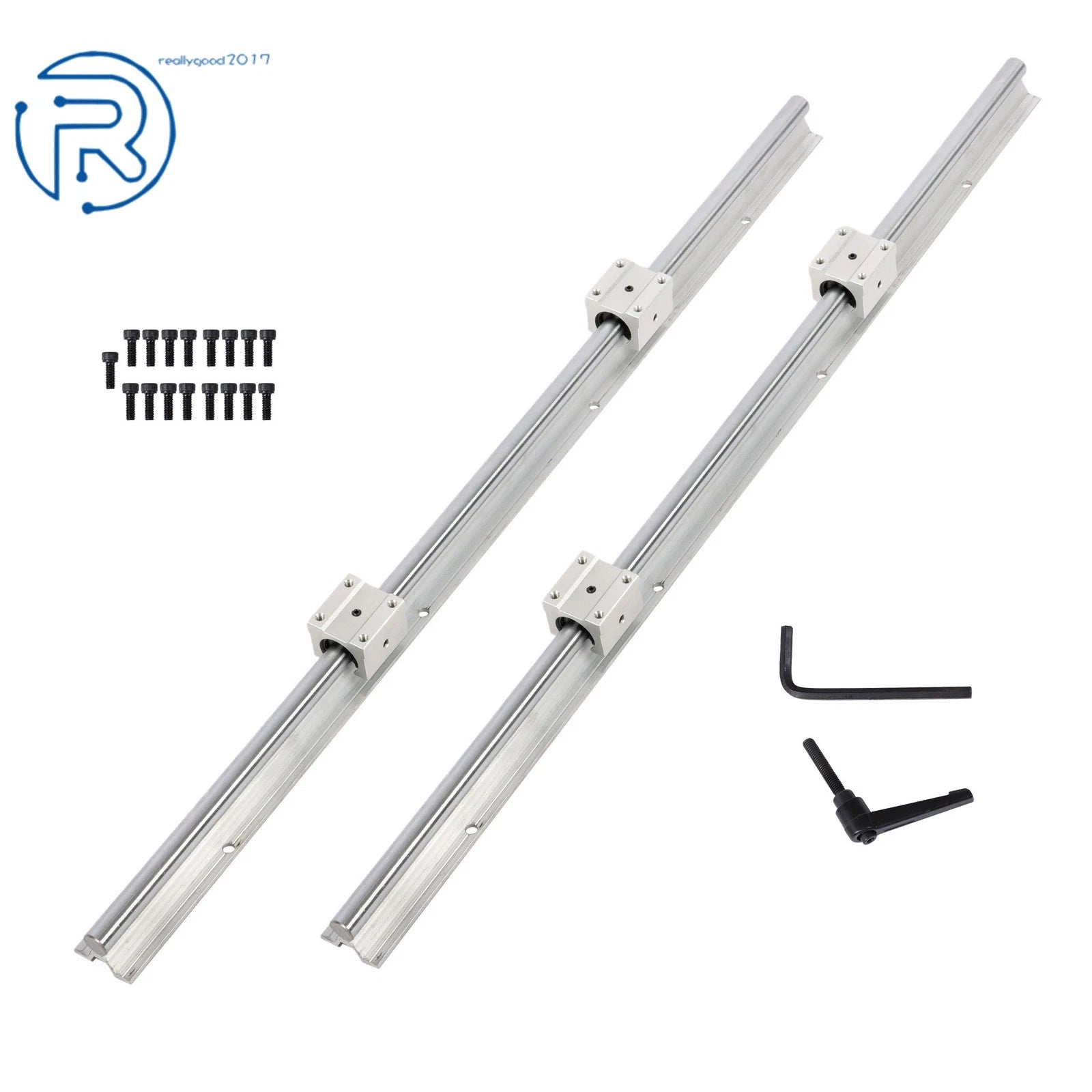 Set of 2 Linear Bearing Blocks for Carriages (SBR16 800mm)