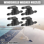 Set of 4 Windshield Wiper Washer Nozzle Spray Jets for Toyota Camry  No. 8532128020