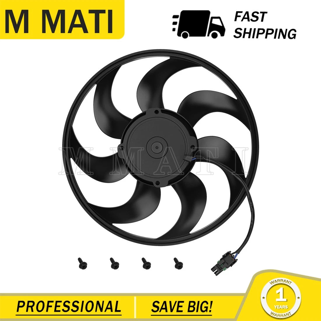 Radiator Cooling Fan for Can Am Maverick X3/MAX Turbo R RR (2017–2024)
