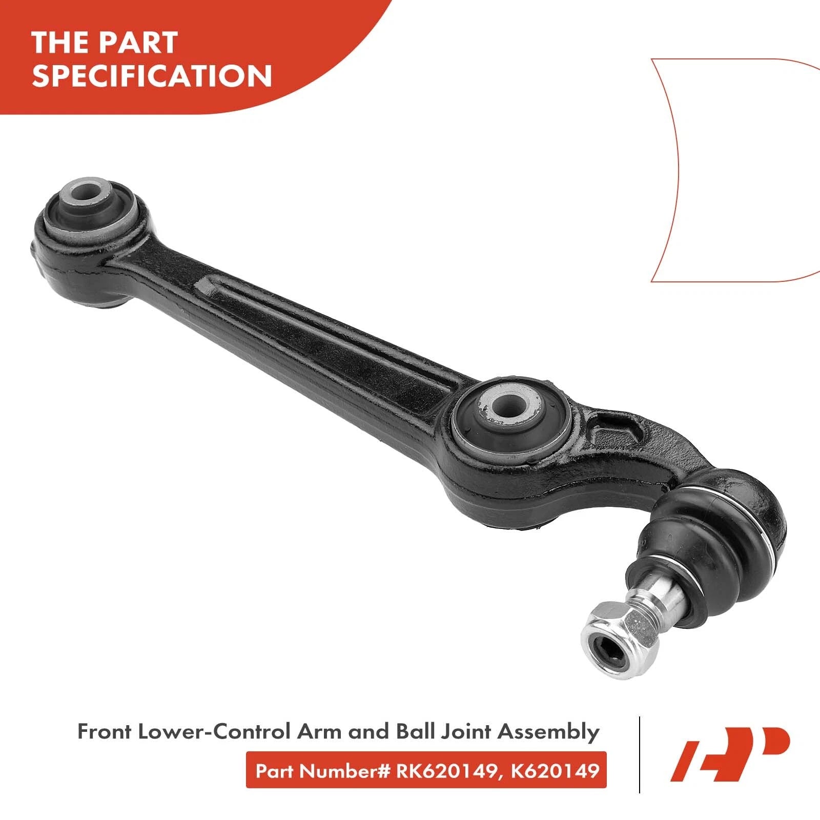Set of 4 Front Control Arm Ball Joint Assemblies for Ford Fusion Lincoln MKZ