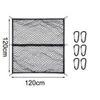 Cargo Net 120x120cm for Truck Bed Trailer SUV ATV (Heavy Duty)