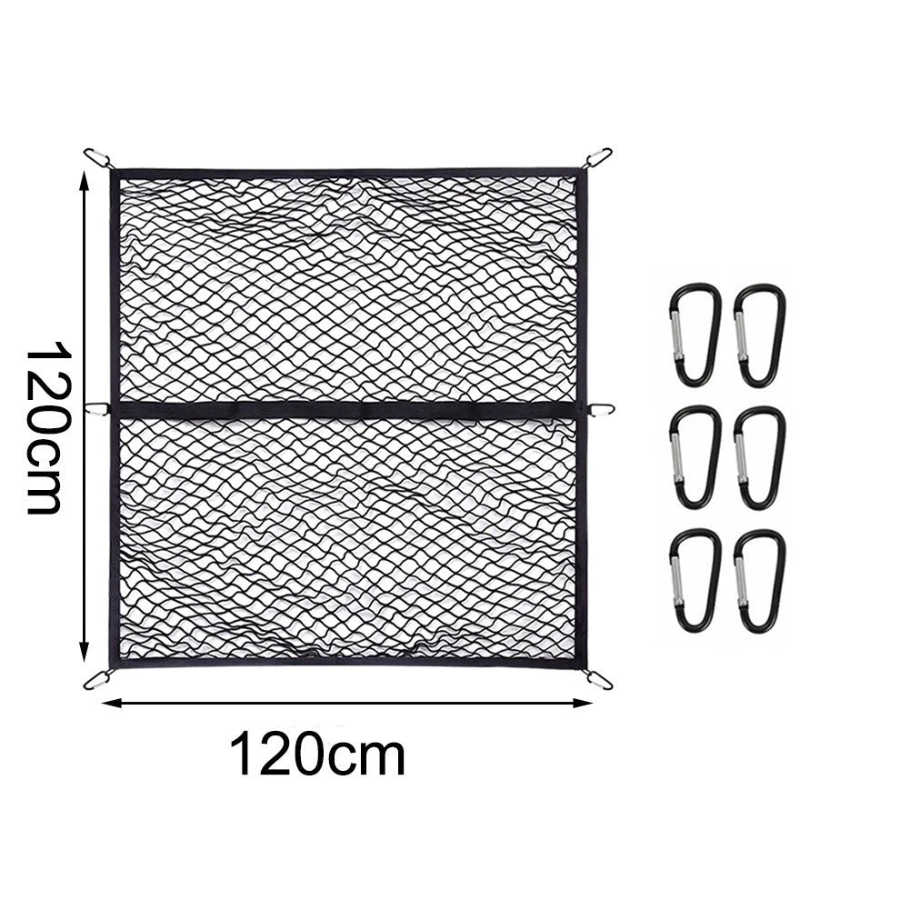 Cargo Net 120x120cm for Truck Bed Trailer SUV ATV (Heavy Duty)