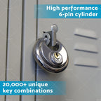 Stainless Steel Discus Padlock for Shed Garage Fence (40D)