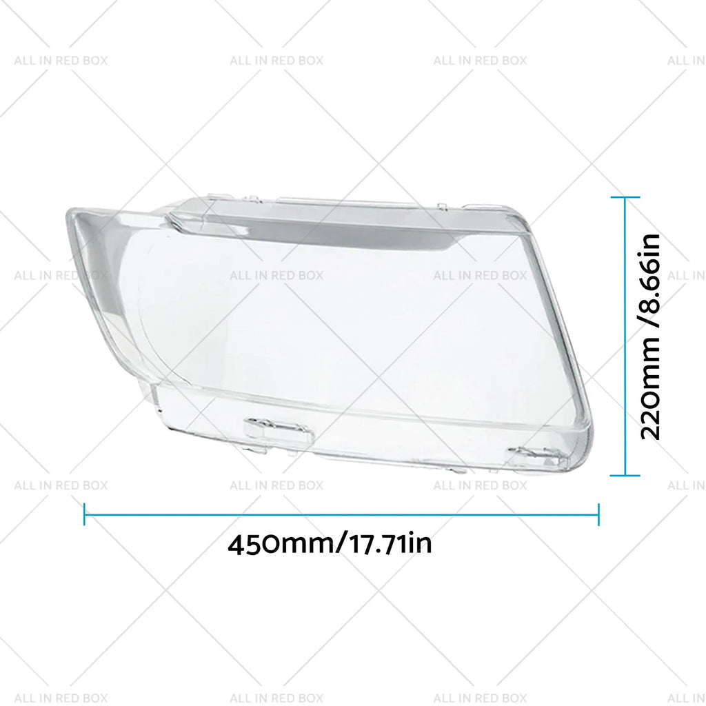Pair Headlight Lens Cover for Jeep Grand Cherokee (2011–2013)