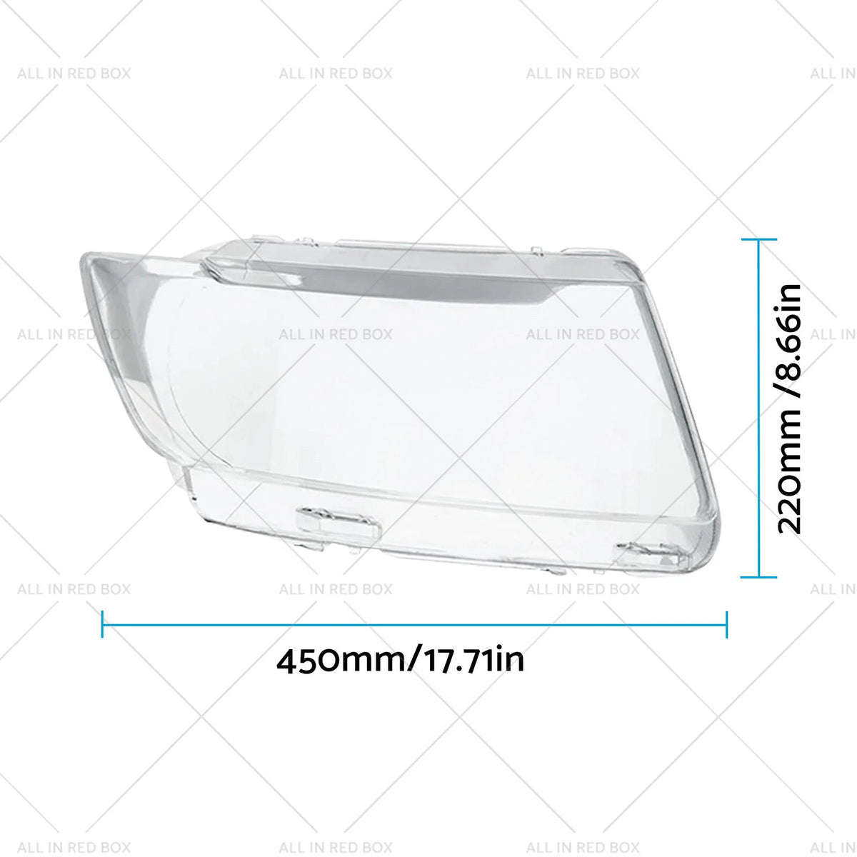 Pair Headlight Lens Cover for Jeep Grand Cherokee (2011–2013)