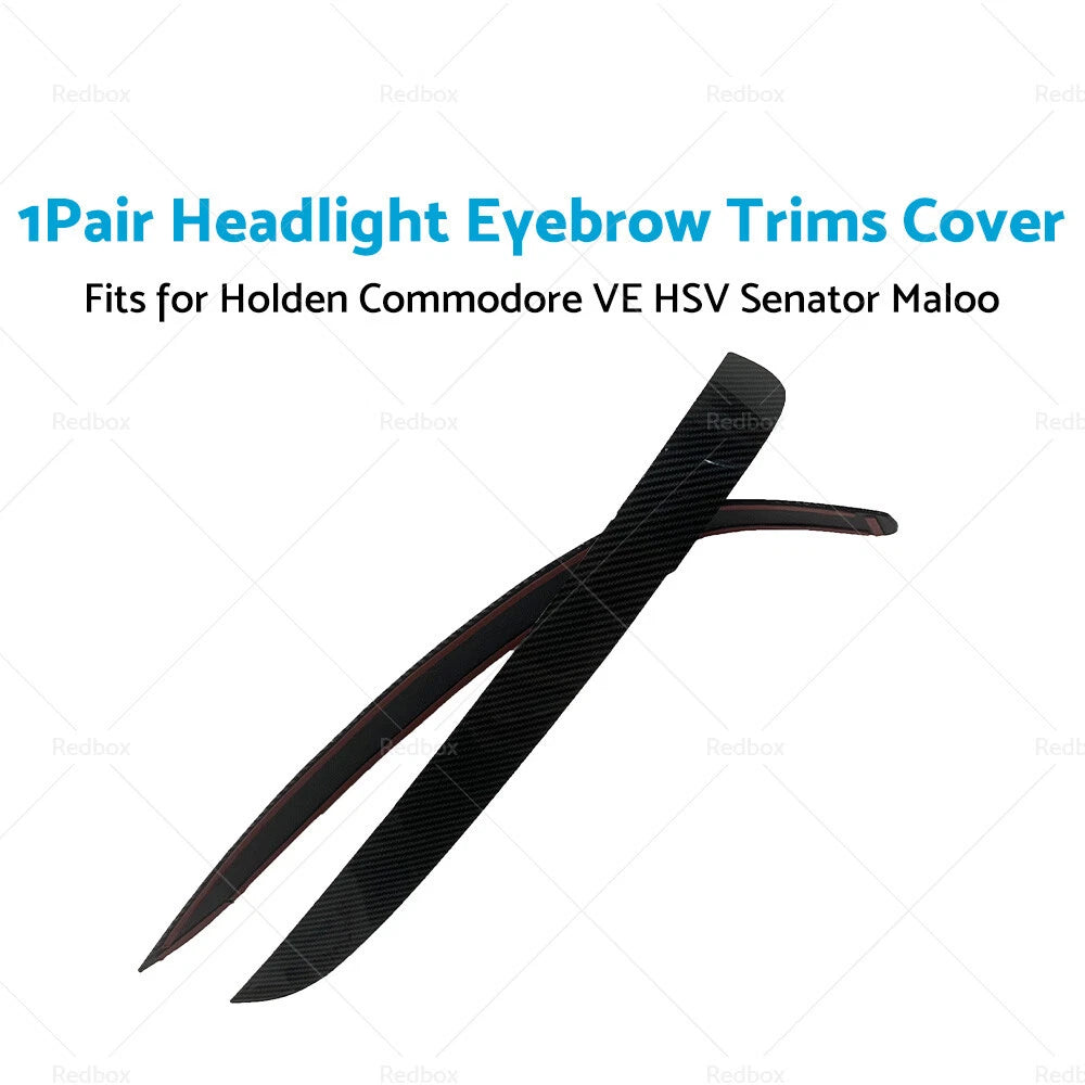 Carbon Fiber Head Light Eyelids for Holden Commodore VE (2006–2013)