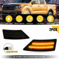 Set of 2 LED Amber Side Marker Lights for Ford Ranger XL XLT Lariat (2019–2022)