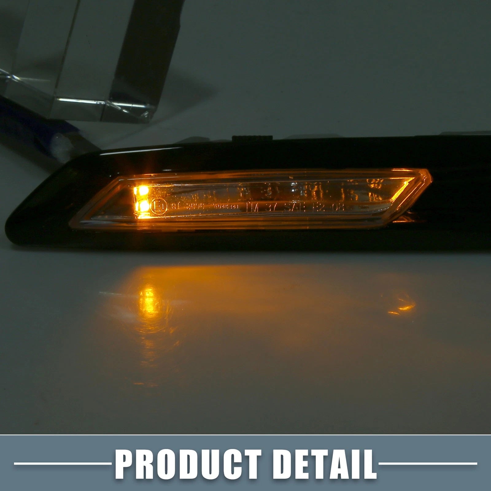 Side Marker Turn Signal Amber Light for BMW 528i 535i 550i (2011–2016)