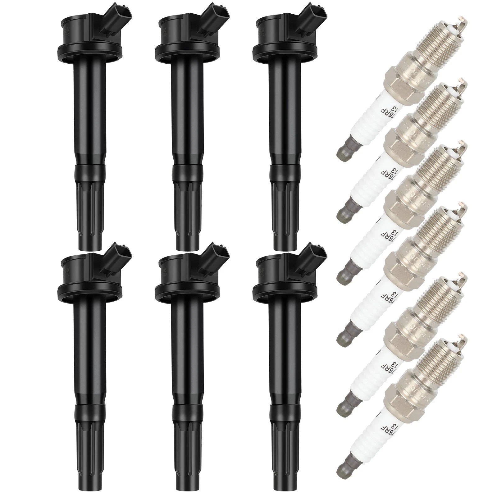 Set of 6 Ignition Coils for Ford Escape Fusion Mariner Milan V6 3.0L