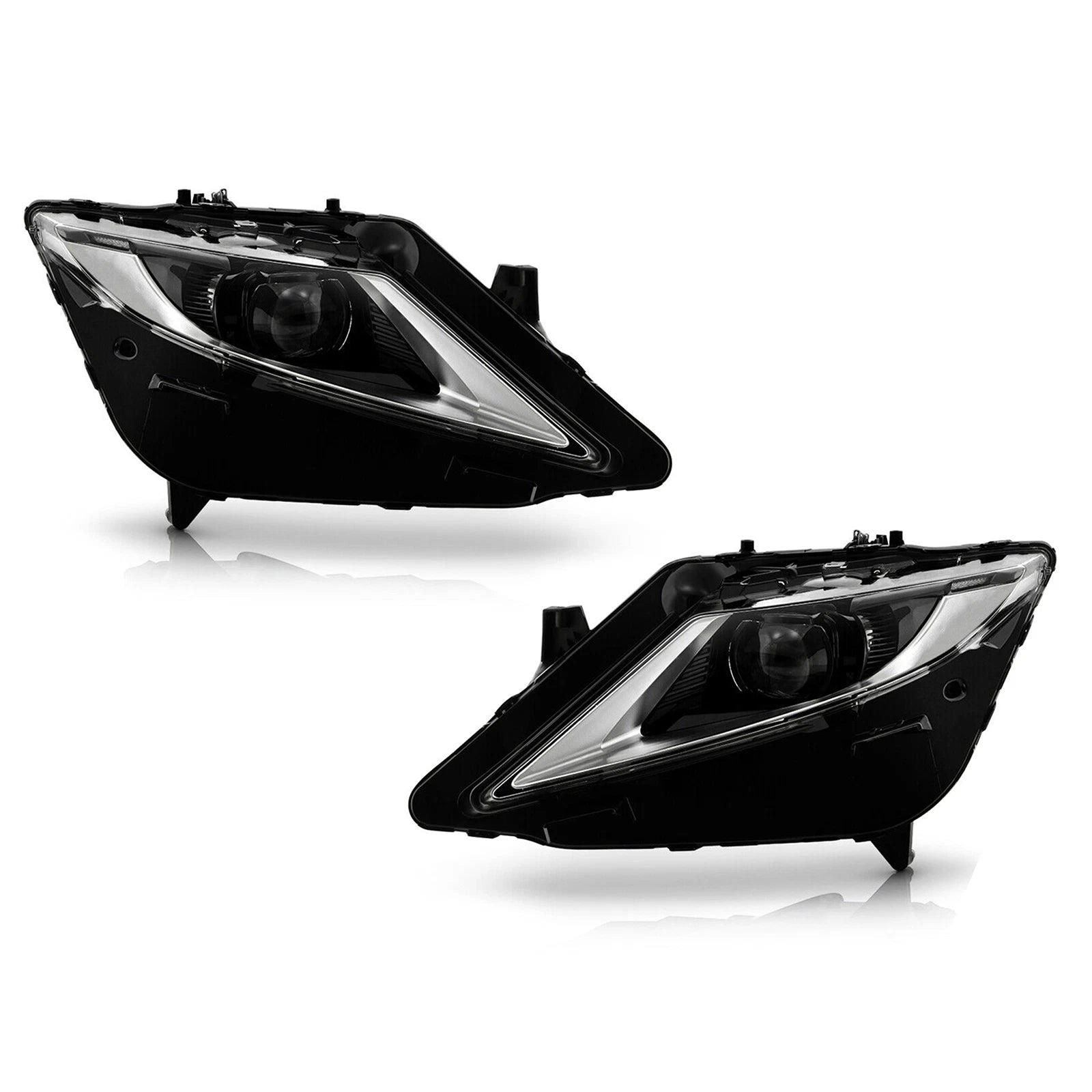 Full LED Headlight Set for Lincoln MKZ (2013–2016) AFS Projector Left+Right