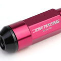 20 PCS M12X1.5 83MM Tall Pink Aluminum Rim Lug Nuts with Caps for JDM