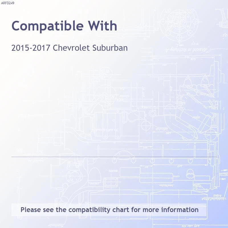 4dr Door Handle Cover Set OEM Replacement for Chevy Suburban (2015–2020) Chrome