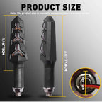 LED Turn Signal Dynamic Lights for Kawasaki KLR250 KLX110 ER-6N Ninja (2000–2023)