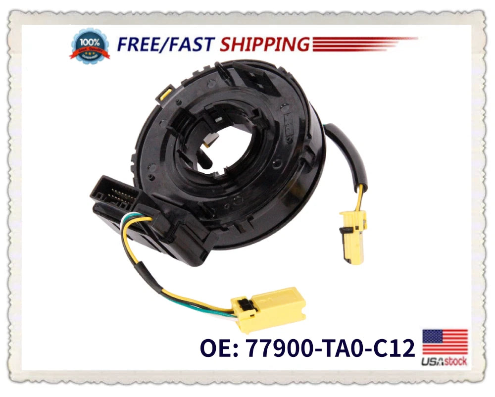Clock Spring 77900-TA0-C12 for Honda Insight (2011–2014), Pilot (2009–2012)