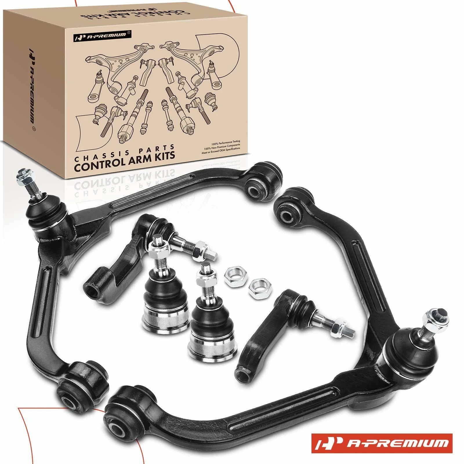 6x Front Tie Rod Ball Joint for Jeep Liberty (2002–2004)