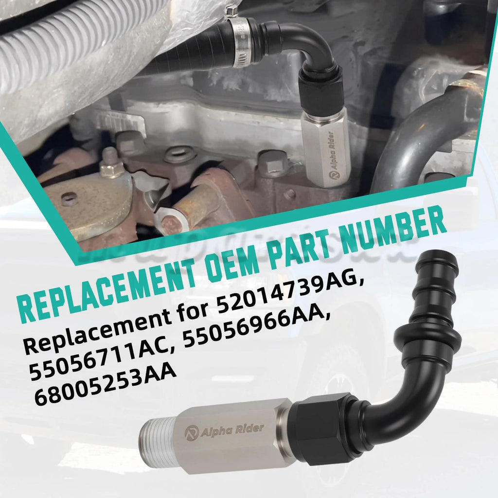 Heater Hose Connector for Ram 2500 3500 4500 5500 6.7L Cummins (2007.5–2024)
