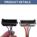 Set of 2 Car Stereo CD Player Wiring Harness 70-1817 for Dodge Aries K (1984–1989)