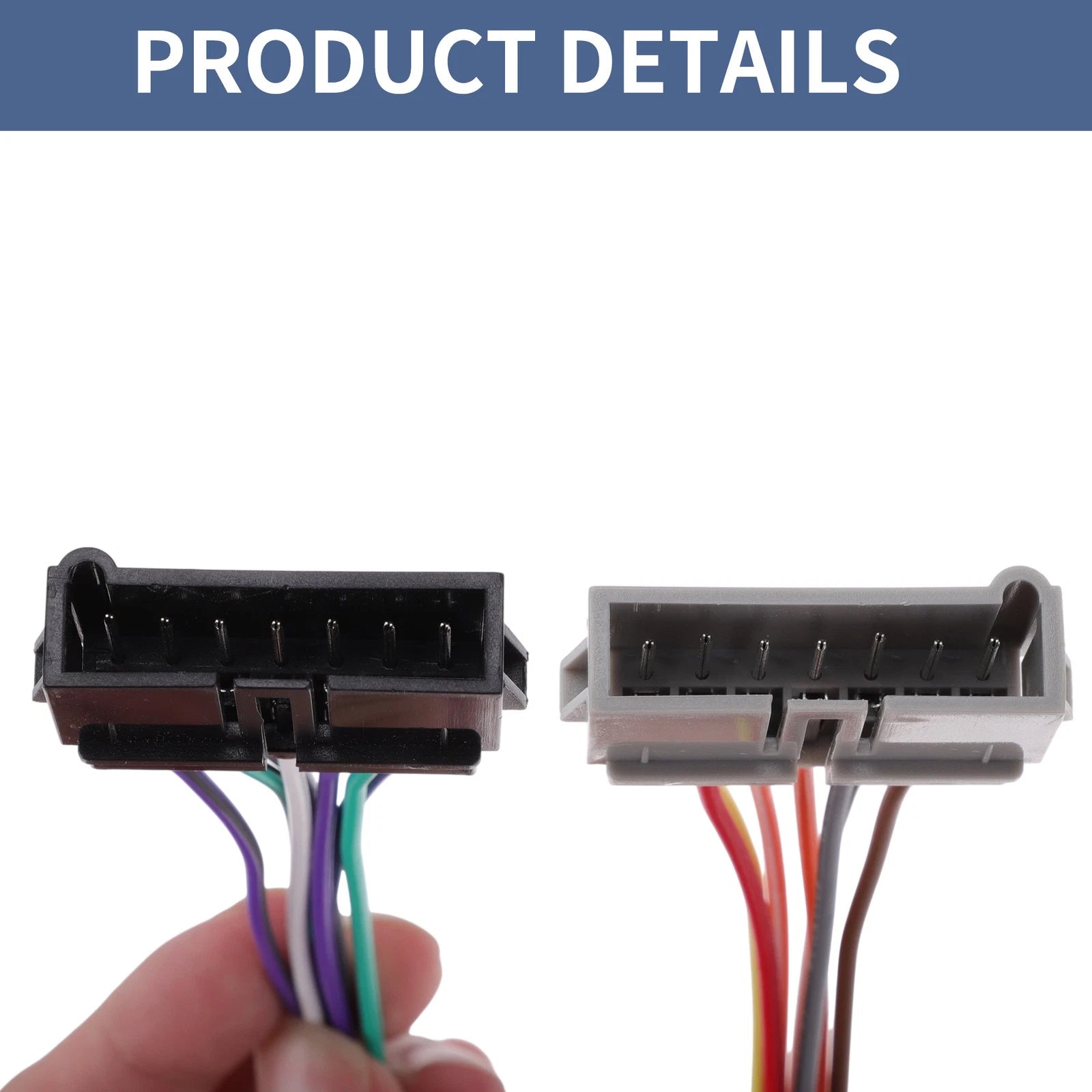 Set of 2 Car Stereo CD Player Wiring Harness 70-1817 for Dodge Aries K (1984–1989)