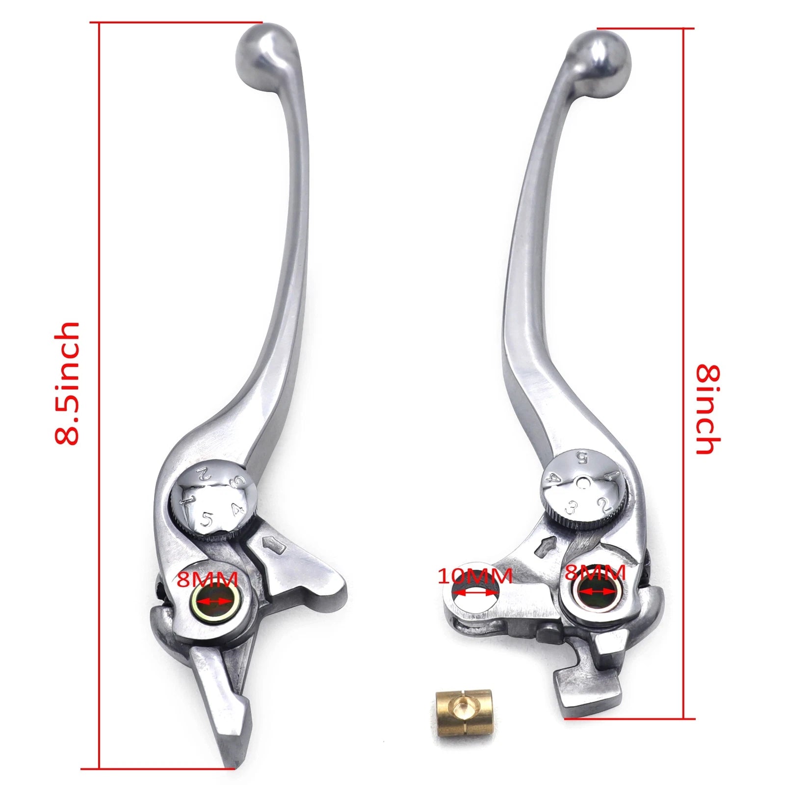 L/R Brake Clutch Hand Lever for Suzuki GSX1300R DL1000 SV1000 TL1000R (2000–2023)