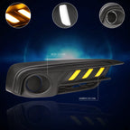 Fog Light Bezel Cover + Switch for Honda Civic (2016–2017) - Amber LED