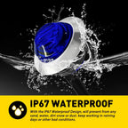 20X Blue LED Warning Lights for Truck Trailer (3/4" Inch)