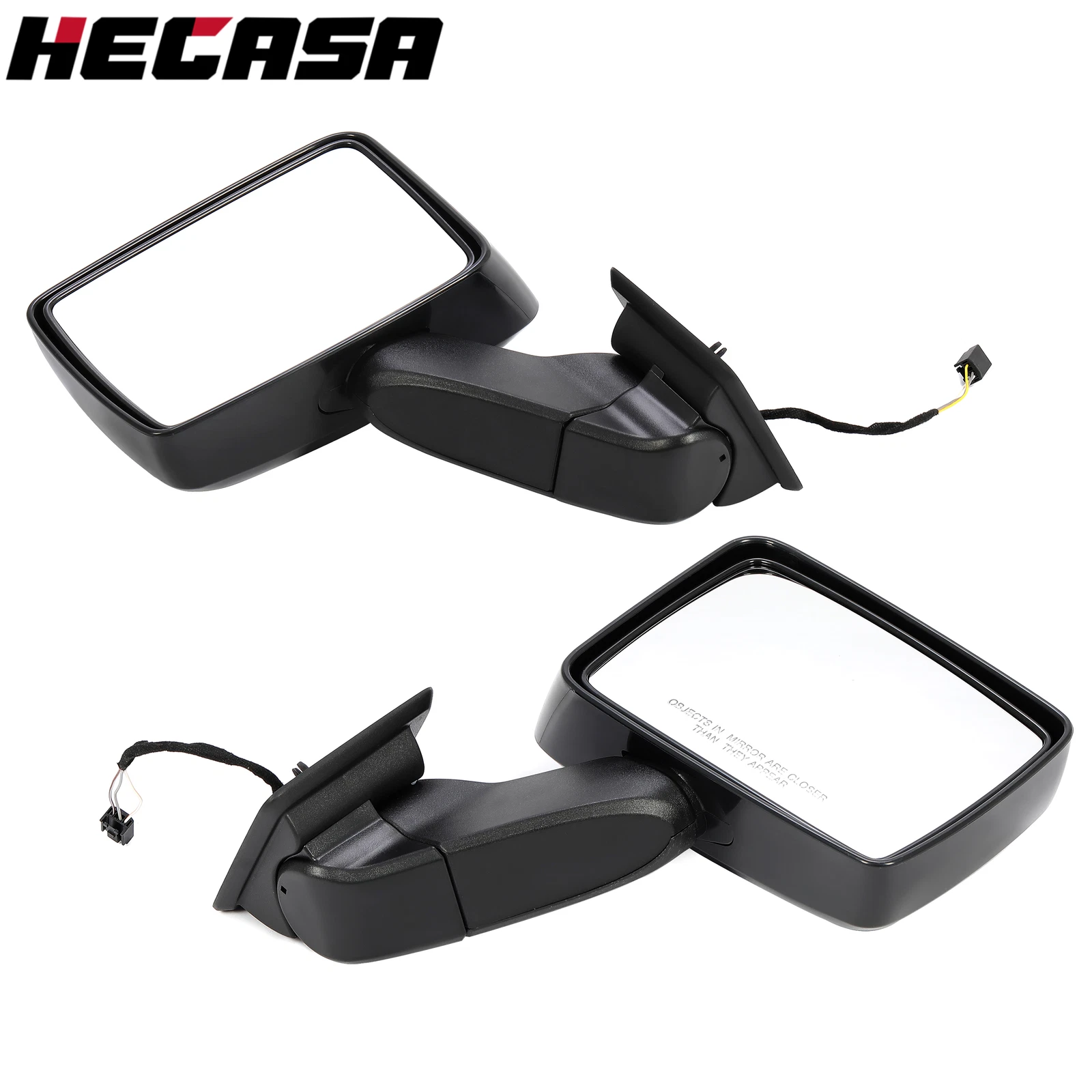 Pair Power Side View Mirrors for Hummer H3 H3T (2006–2010)