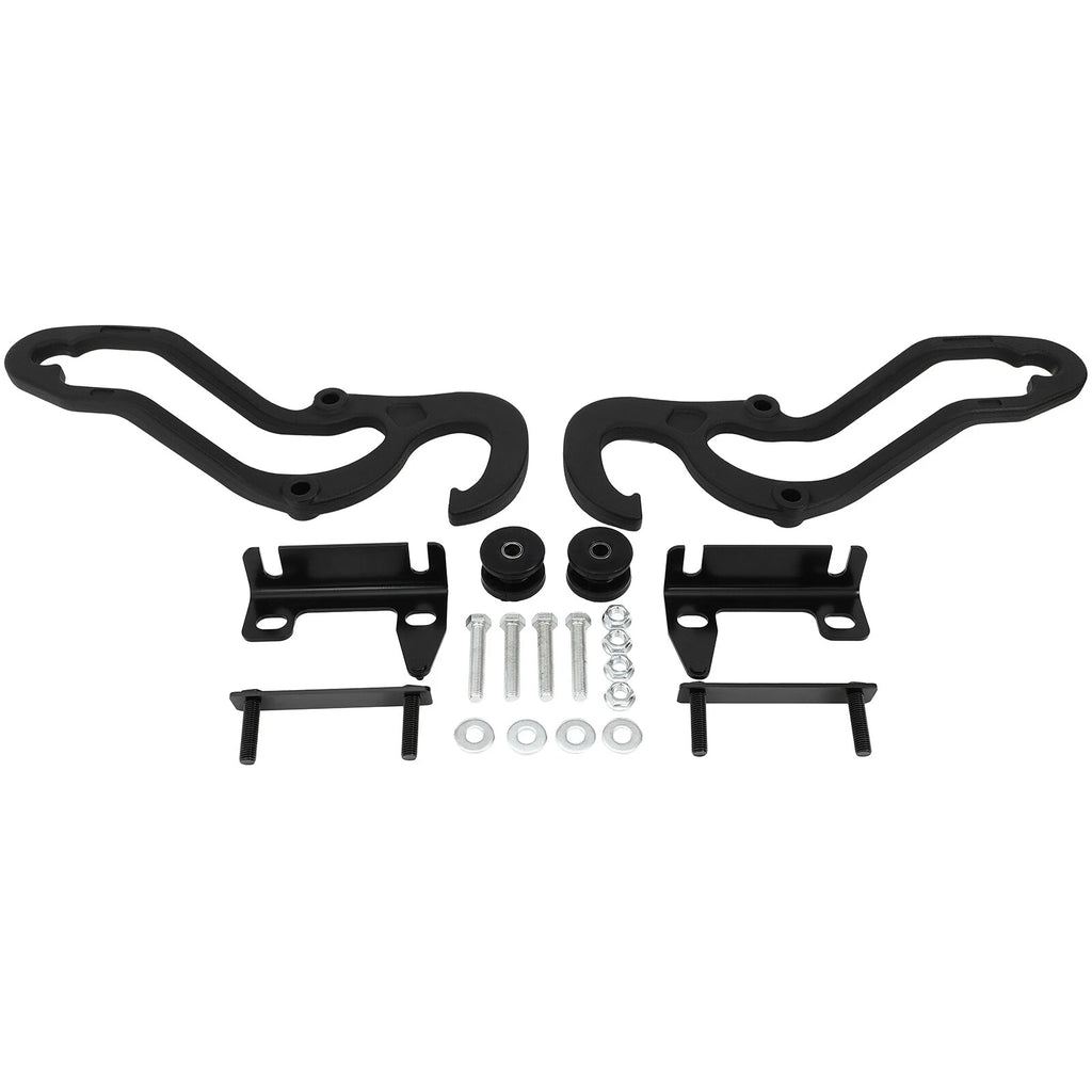 Set of 2 Heavy Duty Front Tow Hooks for Dodge Ram 1500 (2009–2019)