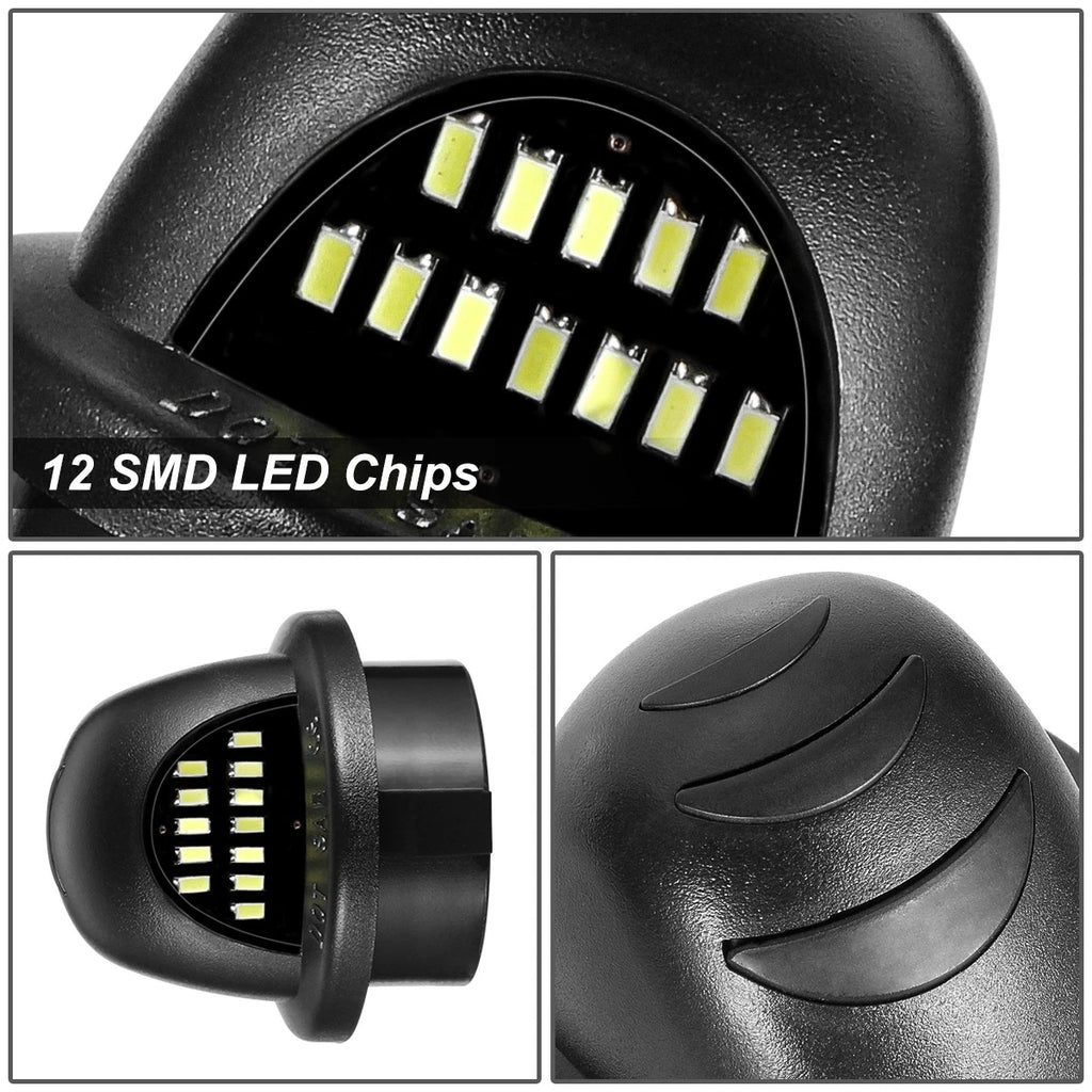 2X LED License Plate Lights for Ford F150 Ranger (2004–2014)