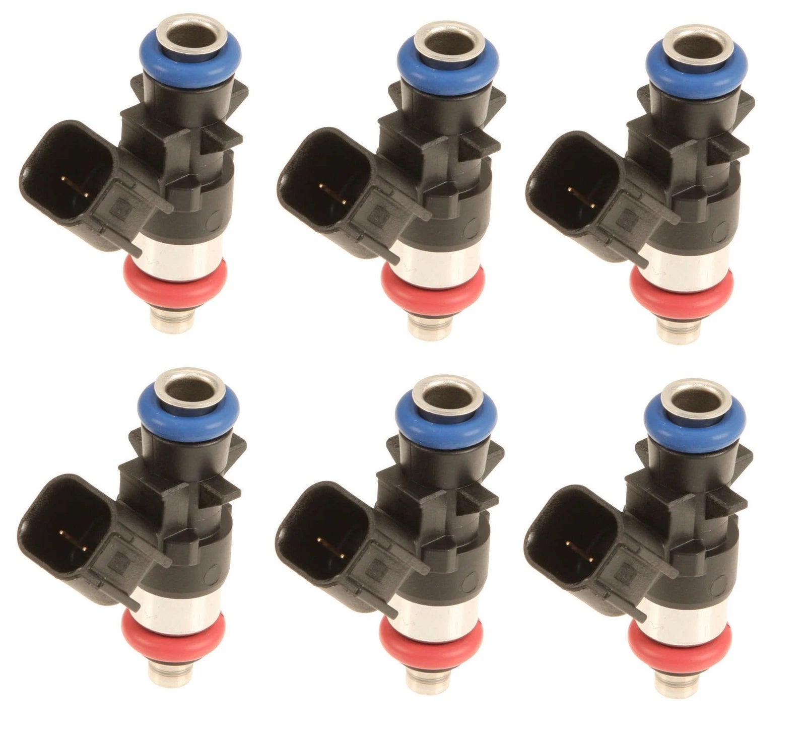 Set of 6 Bosch Fuel Injectors for Chrysler 200 300 Dodge Charger Ram Jeep (2011–2020)