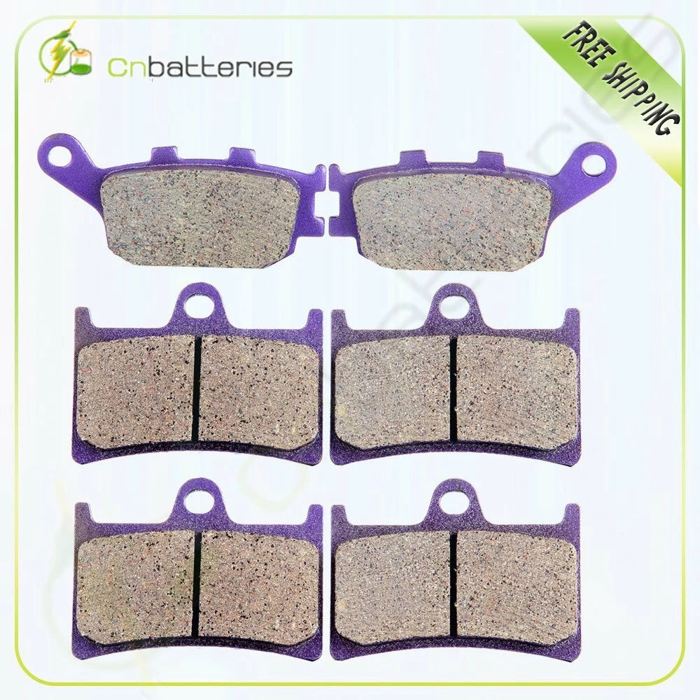 Set of 2 Front and Rear Brake Pads for Yamaha FZ1 YZF R6 (2006–2014) Carbon Fiber