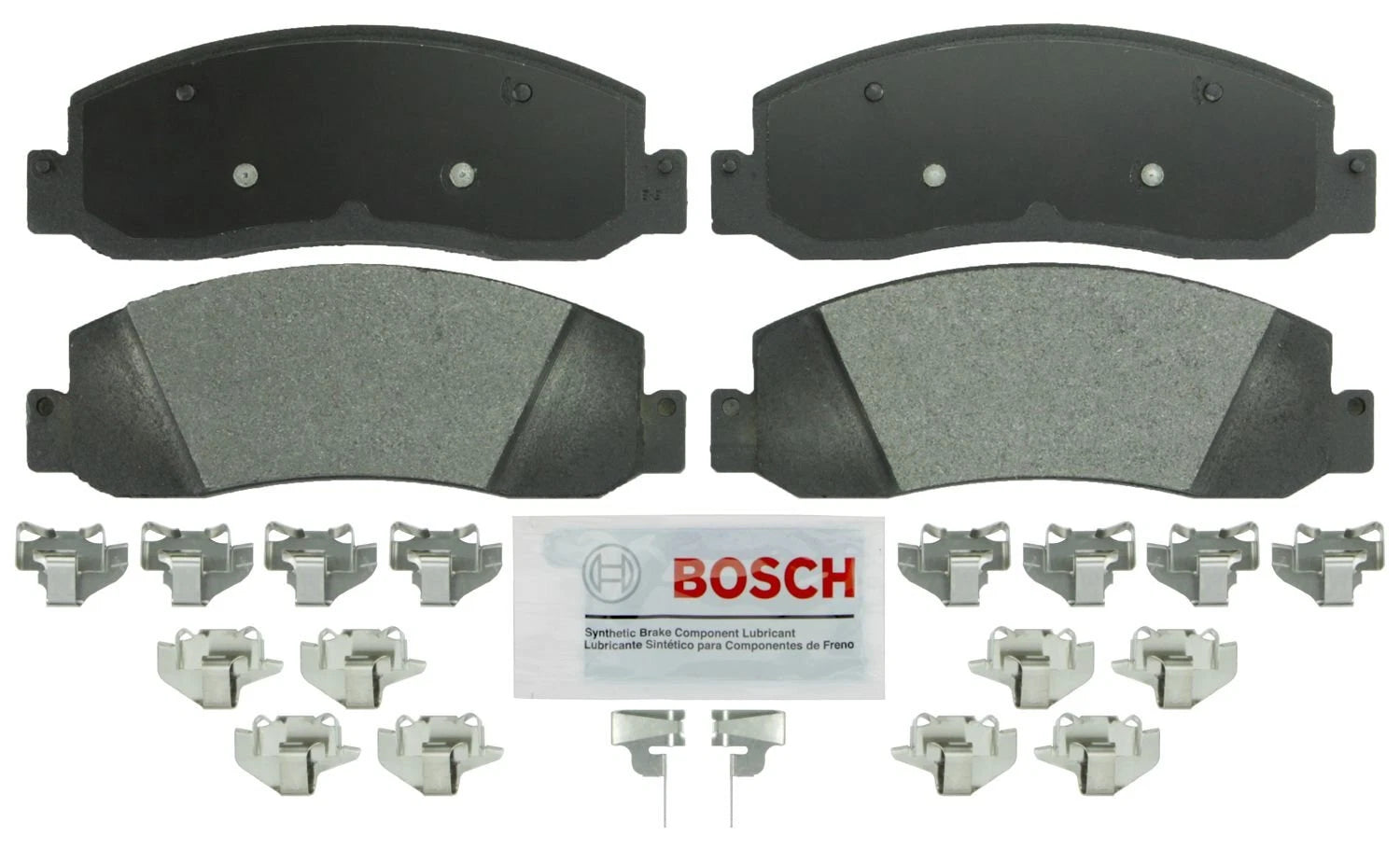 Bosch Front Severe Duty Semi-Metallic Brake Pads w/ Hardware for