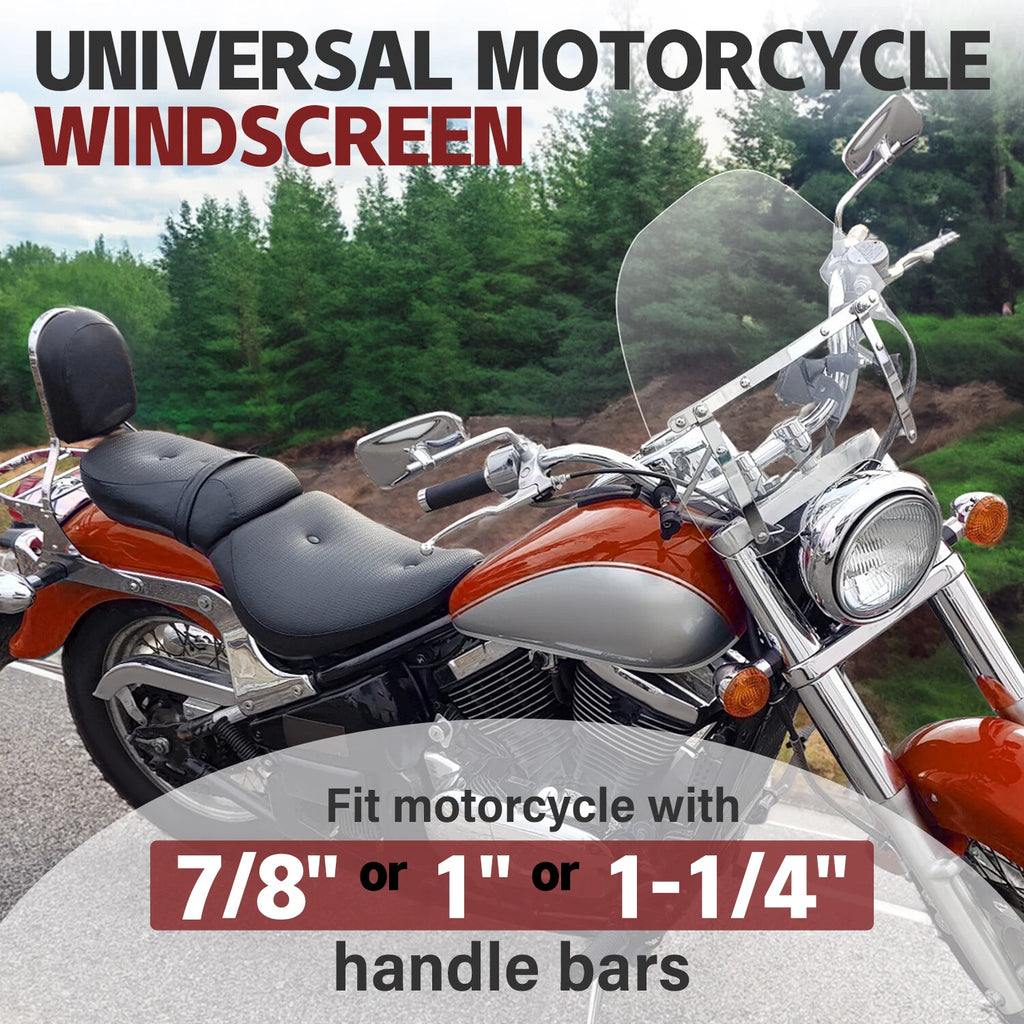 Clear Windshield for Suzuki Boulevard C50 M50 C90 M90 (19"x17")