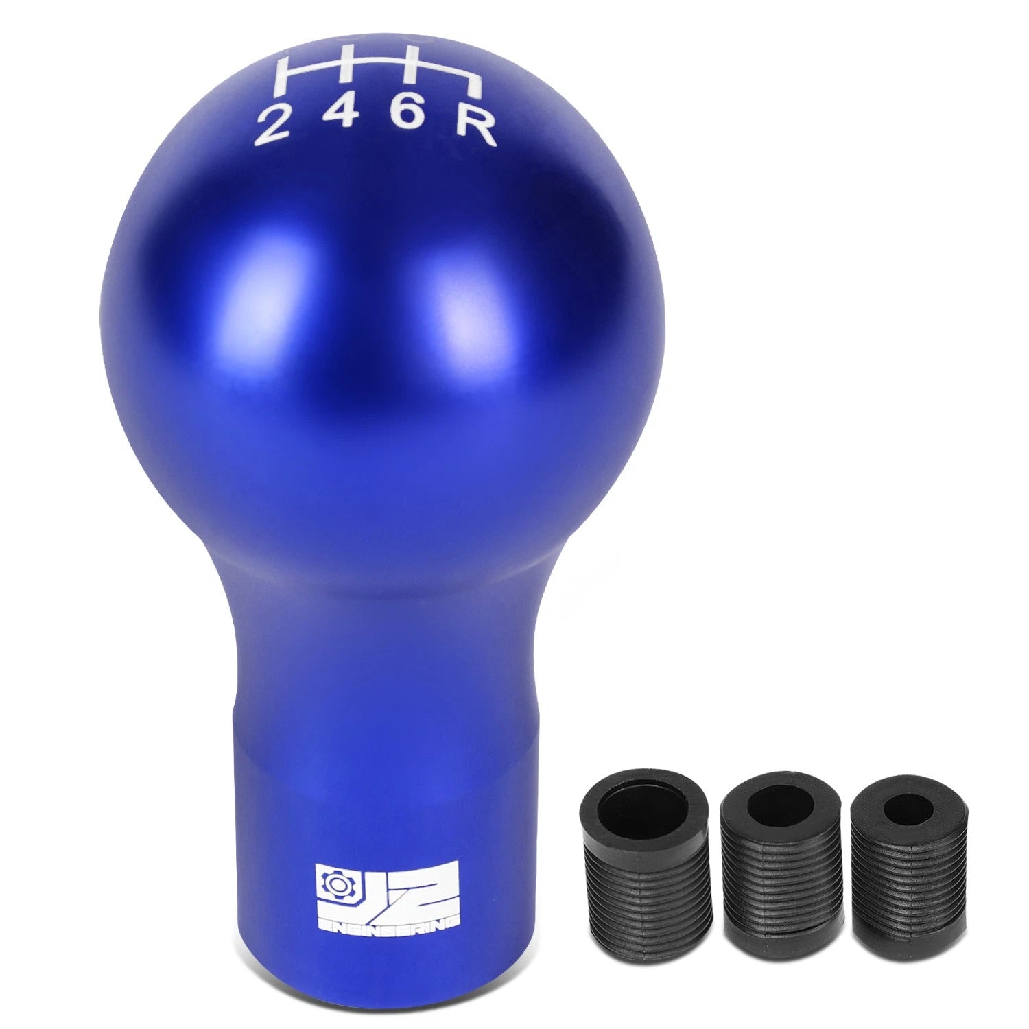 Spherical Teardrop Shift Knob for Universal Fit (with 3 Thread Adapters)