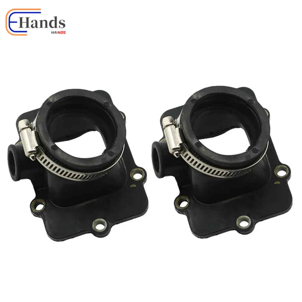 2PC Carburetor Intake Manifold Boot for Ski-Doo 600 (420867882, 420867880)