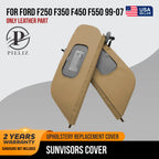 Sunvisors for Ford F250 F350 F450 F550 (1999–2007) Med Parchment